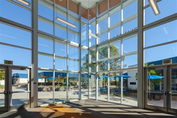 INSIDE MONTGOMERY MIDDLE SCHOOL NEW GYM