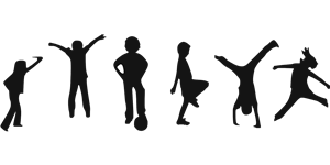 Students Exercising 
