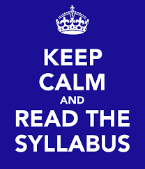 Keep Calm Syllabus