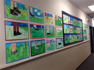 MMS hallway artwork 
